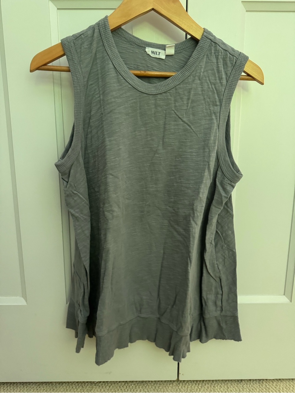 Wilt Sleeveless Swing Tank in Gray